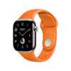 Apple Watch Hermes (Series 11) 46mm Silver Titanium (LTE) w/ Orange Sport Band
