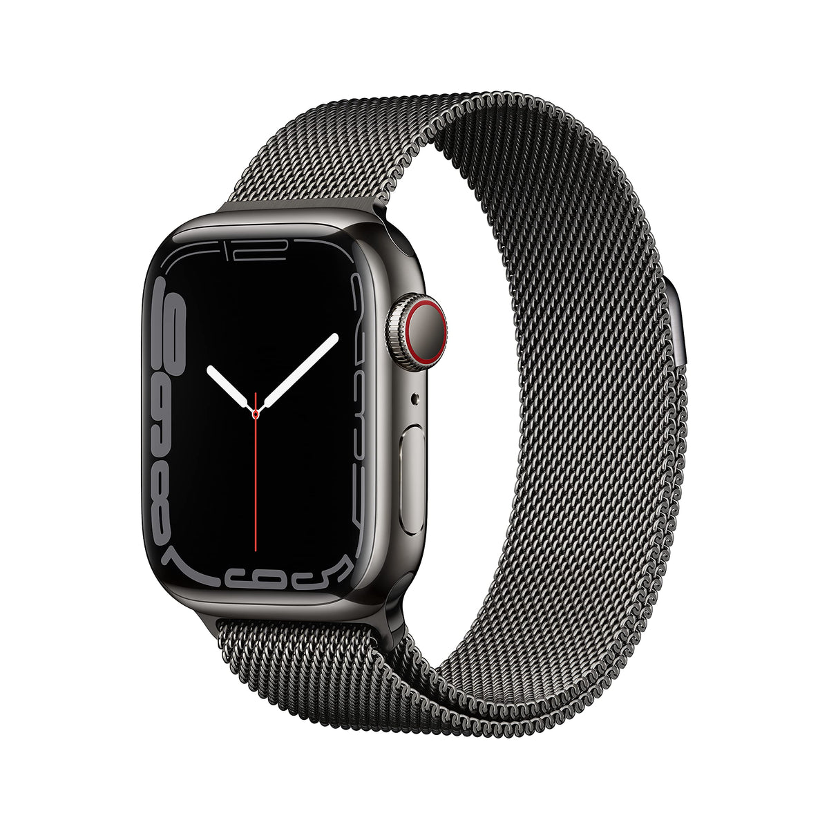 Apple Watch Series 7 - 41mm / Graphite Stainless Steel Case w/ Milanese