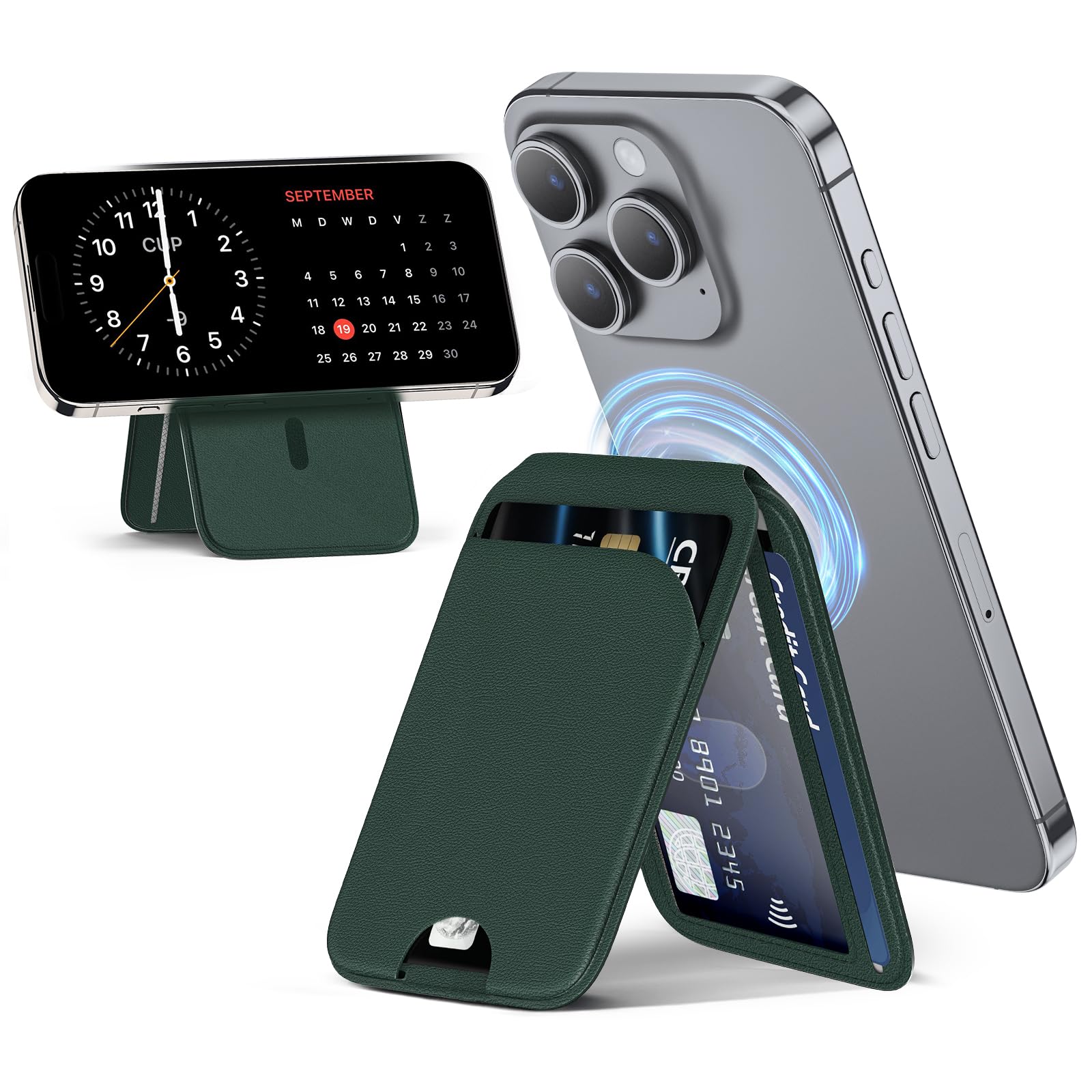 MagSafe Wallet Magnetic - Green