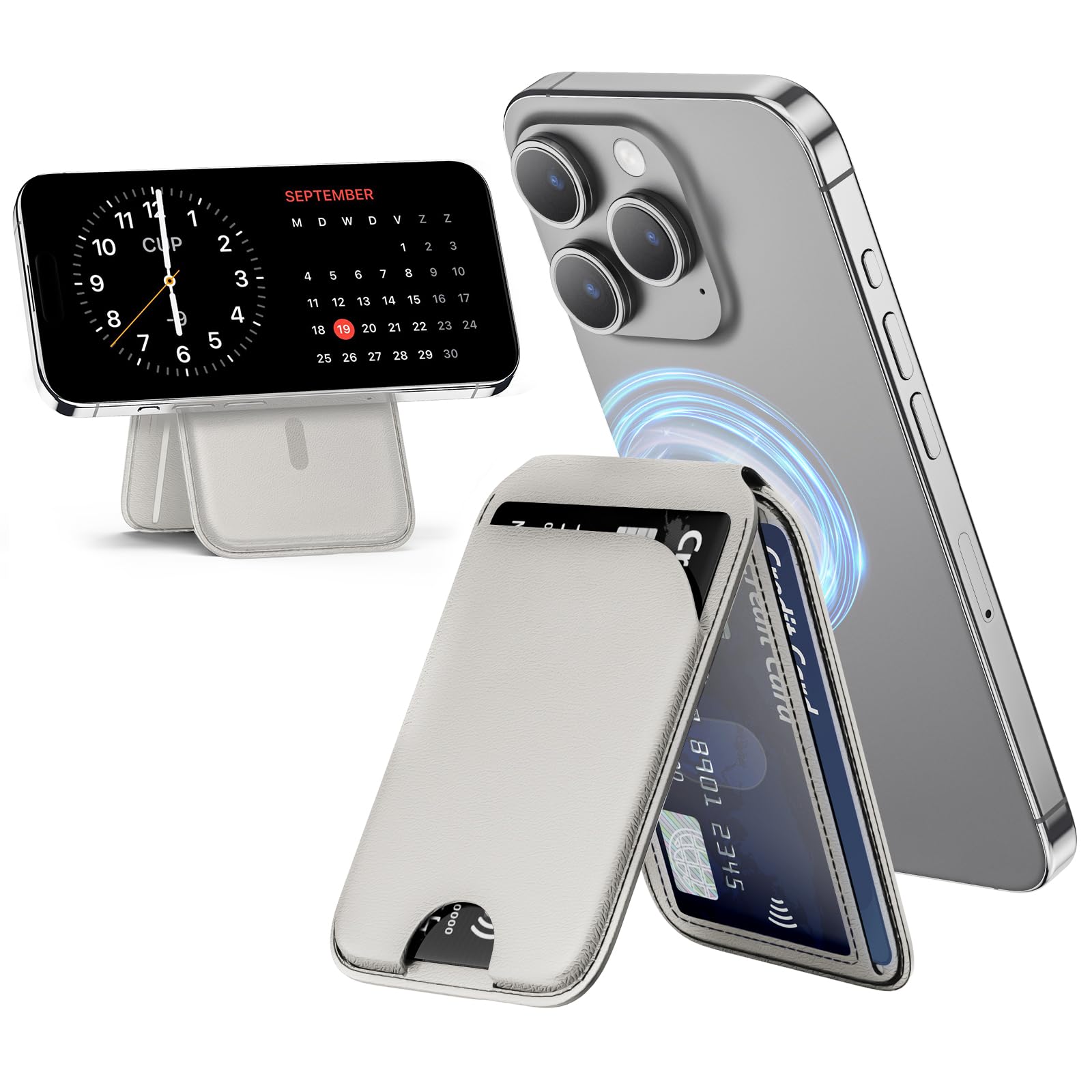 MagSafe Wallet Magnetic - Grey